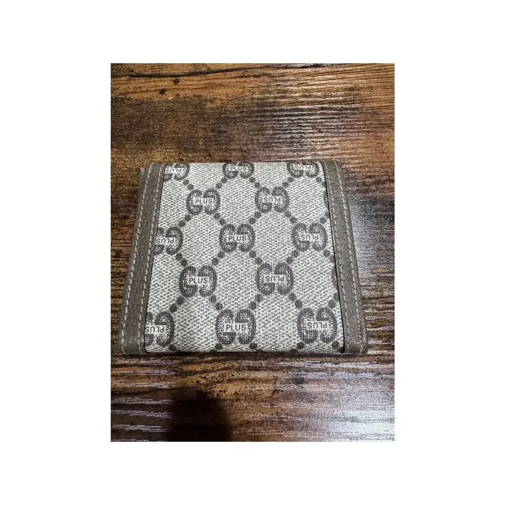 Gucci Plus Monogram Card and Coin Pouch 1970’s-1980’s - Picture 2 of 16